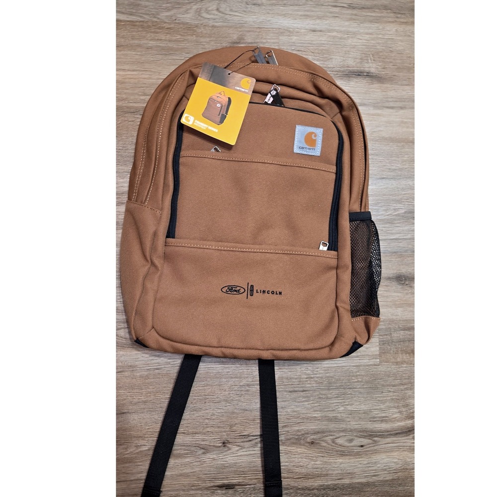 NWT Carhartt Foundry Series Backpack Canvas Brown Ford Heavy Duty